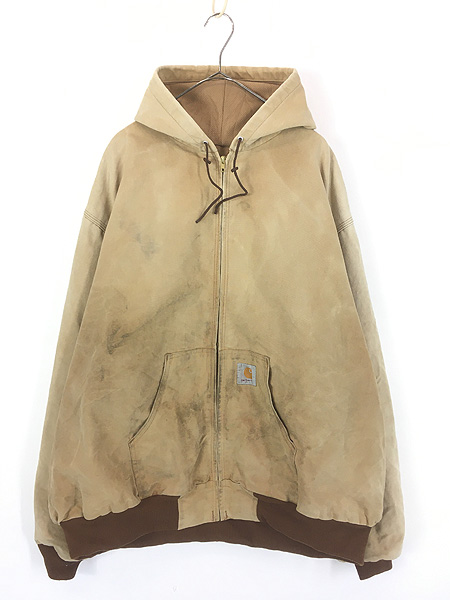 古着 80-90s Carhartt 裏地 メッシュ ブラウン ダック アクティブ