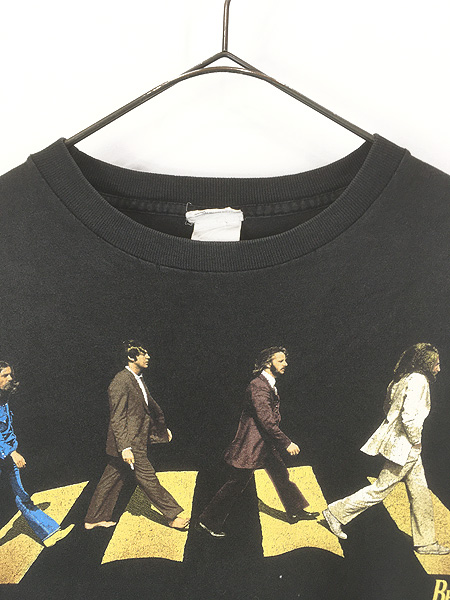 古着 90s The Beatles 「ABBEY ROAD」 メンバー フォト & バック