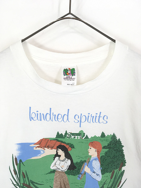 古着 90s Canada製 Anne of Green Gables 「kindred spirits」 赤毛の