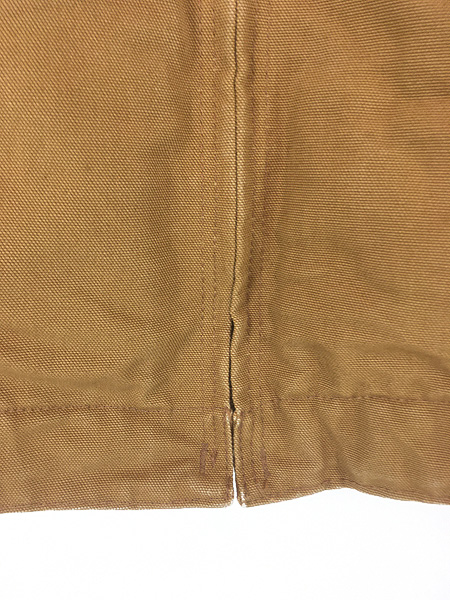 古着 00s Carhartt 裏地 ストライプ ブランケット BRN ブラウン ダック