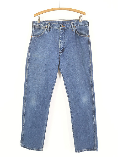古着 90s USA製 Wrangler 13MWZGK ブルー デニム パンツ ジーンズ