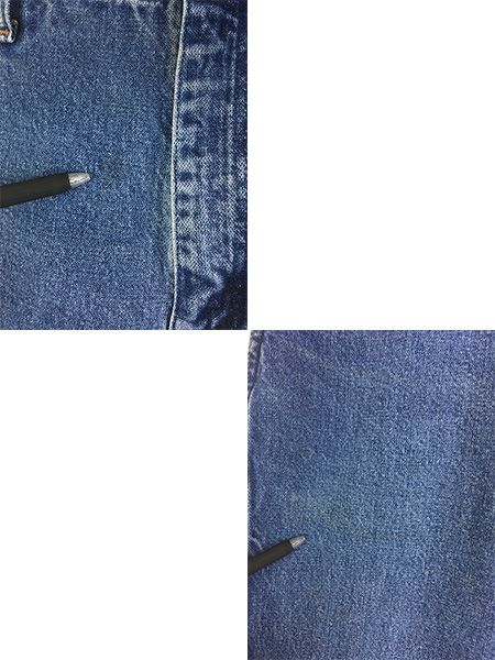 古着 90s USA製 Wrangler 13MWZGK ブルー デニム パンツ ジーンズ