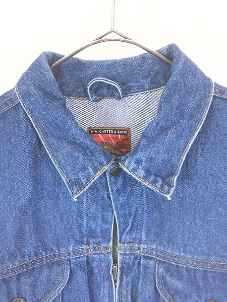 古着 80s USA製 H.W. Carter&Sons 「Type Wrangler 24MJZ」 スナップ