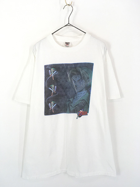 愛*た様 ゼルダの伝説 時のオカリナ　tシャツ xlサイズ 古着 90s ZELDA 「Ocarina of Time」 ゼルダの伝説 時のオカリナ TV