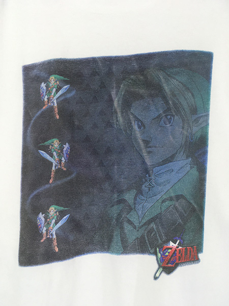 古着 90s ZELDA 「Ocarina of Time」 ゼルダの伝説 時のオカリナ TV 