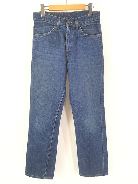 古着 80s USA製 Levi's 519-0217 濃紺 ブルー デニム パンツ ジーンズ