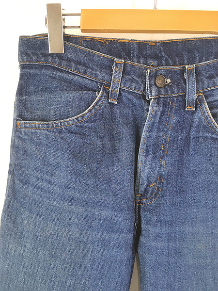 古着 80s USA製 Levi's 519-0217 濃紺 ブルー デニム パンツ ジーンズ