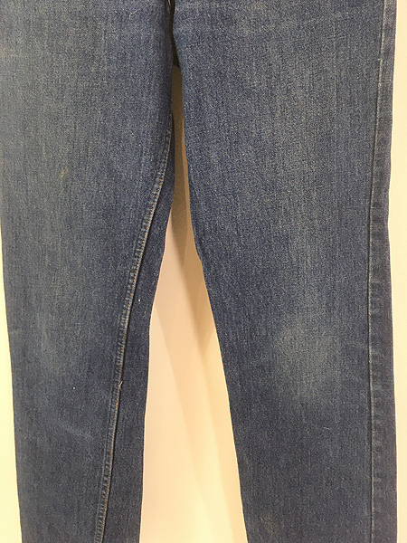 古着 80s USA製 Levi's 519-0217 濃紺 ブルー デニム パンツ ジーンズ