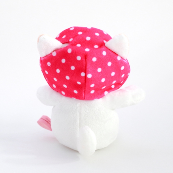 choo ピンクずきん ぬいぐるみ Mサイズ 18cm 内藤デザイン研究所 ネコ