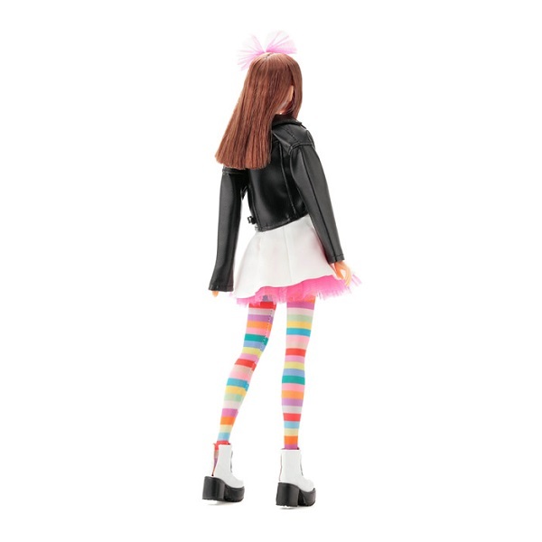 【即納】momoko DOLL モモコドール Twenty Colors 221363 人形 フィギュア コレクション 20周年 ライダースジャケット  パニエワンピース ボーダータイツ