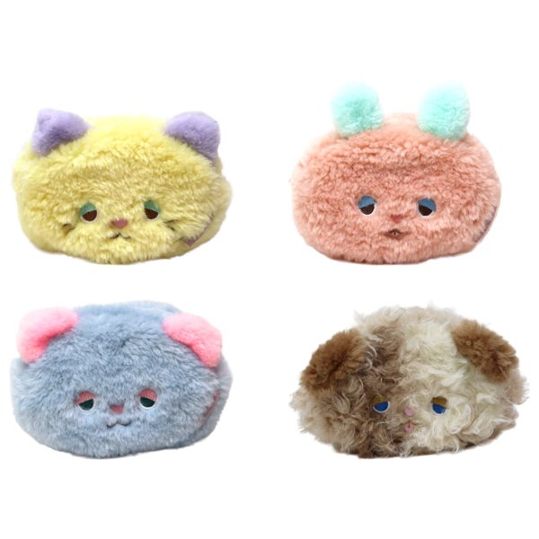 ウサギぬいぐるみポーチ onemuchans フェイスポーチ RABBIT ACCENT おねむちゃんず ぬいぐるみ