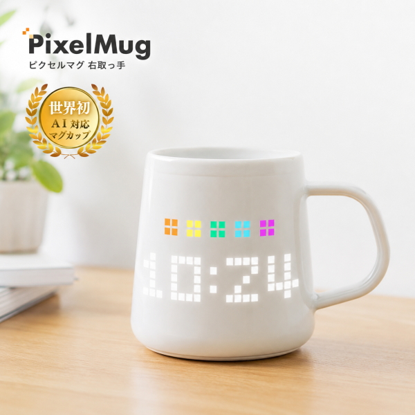 即納】PixelMug ピクセルマグ 右取っ手 マグカップ 175ml P1 スマート