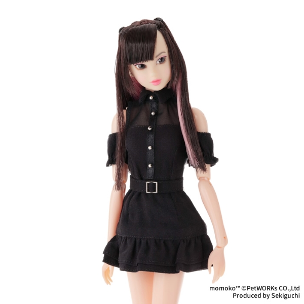 【即納】momokoDOLL モモコドール すとり〜みんぐ☆が〜る 221868 人形 フィギュア コレクション モモコ うさ耳パーカー ファー  セキグチ