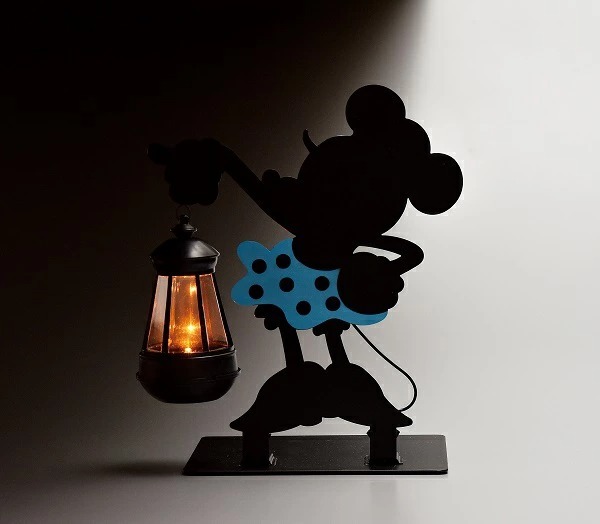 【廃盤品レア】ディズニー　ミニー　LED ライト　BIG 電飾　ネオンサイン Disney 【即納】シルエットソーラーライト（ミニー）セト