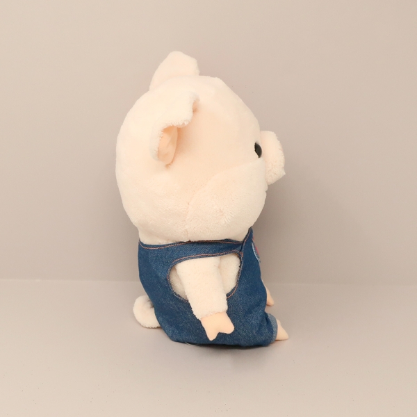 在庫あり ぷーとん おでかけぬいぐるみ M デニム 座高22cm 内藤