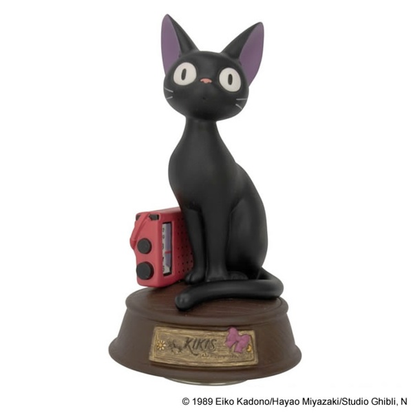 スタジオジブリ 魔女の宅急便 磁器オルゴール ジジとラジオ 約18cm