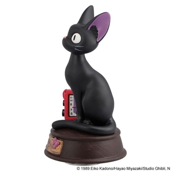 中古品【吉田猫＆黒猫】2点セット♡ スタジオジブリ 魔女の宅急便 磁器オルゴール ジジとラジオ 約18cm
