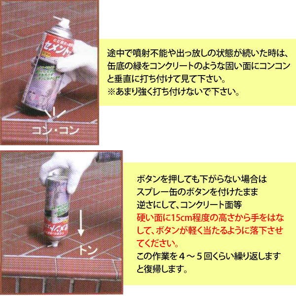 あすつく 日本ミラコン産業 セメントスプレー 230ml 3本組セット コンクリート ひび割れ 補修材 修理 エクステリア  :CM-1711al:Dragon Bee - 通販 - Yahoo!ショッピング