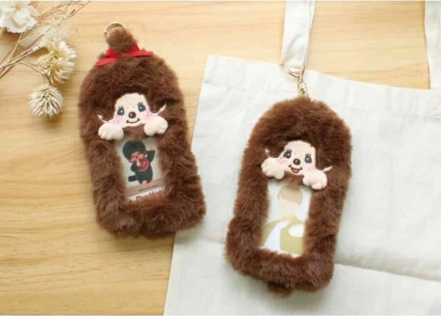 在庫あり モンチッチぬいぐるみフォトキーホルダー モンチッチくん