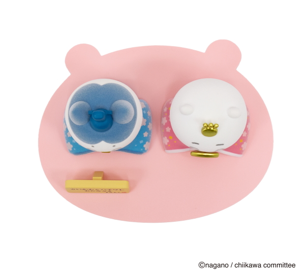 吉徳大光 【即納】ちいかわ＆ハチワレ ミニ雛人形 吉徳 雛人形 親王