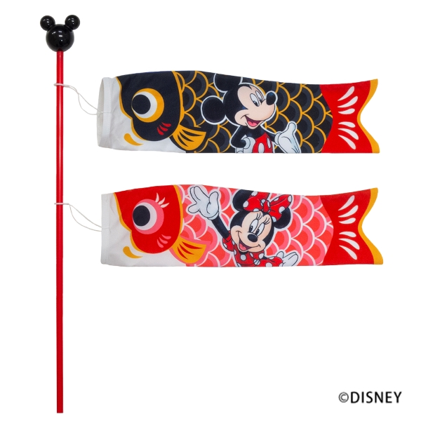即納】ディズニー ミニこいのぼり 吉徳 ミッキー ミニー ドナルド 置物
