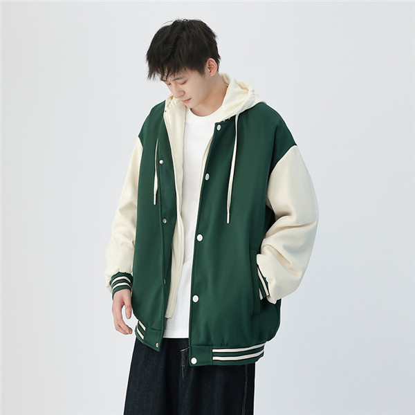 スタジャン メンズ オーバーサイズ ジャケット 冬 春 カジュアル ジャケット スタジャン PUレザー ライトアウター メンズ アウター ストリート メンズ ビッグシルエット アウター ジャンパー メンズ ブルゾン メンズ 韓国 ファッション 冬服 春服 秋服 メンズファッション スタジャン メンズ ジャケット スタジアム ライトジャケット