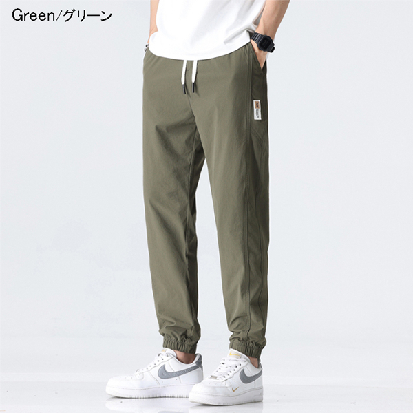 新品未使用　TFW49 ストレッチパンツ　カーキ　ジョガーパンツ　テーパード ジョガーパンツ メンズ テーパードパンツ ストレッチパンツ 九分丈