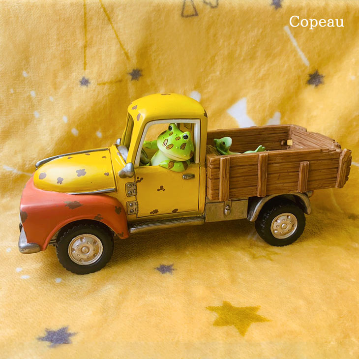 【新品】カエルのコポー　コポタロウ　ツノ親分のトラックドライブ　コポーヴィレッジ 73745_0.jpg