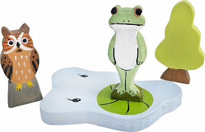 カエルの置物 木製 木製コポー かえる コポー カエル カエルグッズ 蛙 コポーシリーズ マスコット 小箱セット 森 北国 木 copeau 置き物 置物 ダイカイ 贈り物 |  | 01