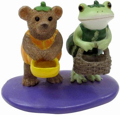 Copeau(コポー） ハロウィン　お菓子ちょーだい かえる カエル copeau 雑貨 置き物 置物 小物 ガーデン ミニチュア ダイカイ |  | 01