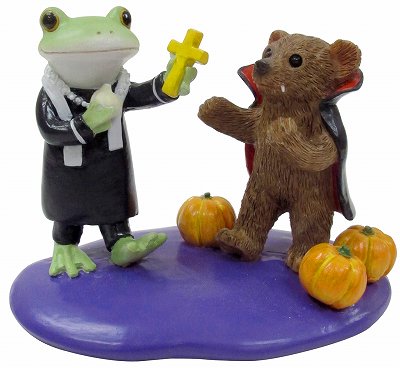 Copeau(コポー） ハロウィン　お菓子ちょーだい かえる カエル copeau 雑貨 置き物 置物 小物 ガーデン ミニチュア ダイカイ |  | 02