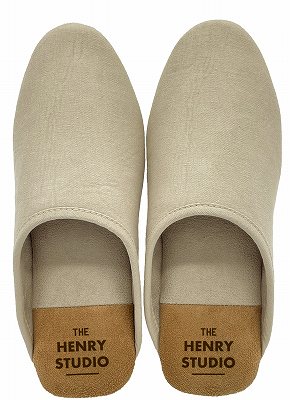 HENRY　STUDIO（ヘンリースタジオ） ヘンリースタジオ かかとアクセントスリッパ M ベージュ |  | 01