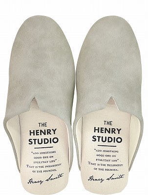 HENRY　STUDIO（ヘンリースタジオ） ヘンリースタジオ　スリムスリッパ M ライトグレー |  | 01