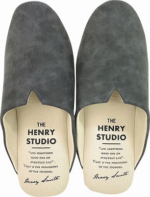 HENRY　STUDIO（ヘンリースタジオ） ヘンリースタジオ　スリムスリッパ M ライトグレー |  | 11