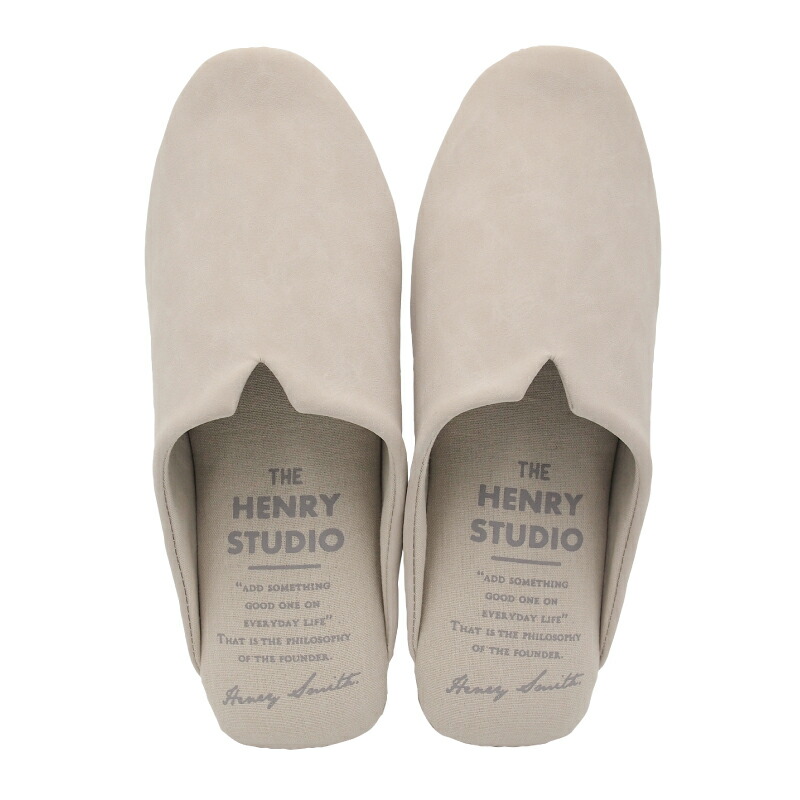 HENRY　STUDIO（ヘンリースタジオ） ヘンリースタジオ　スリムスリッパ M ライトグレー |  | 02