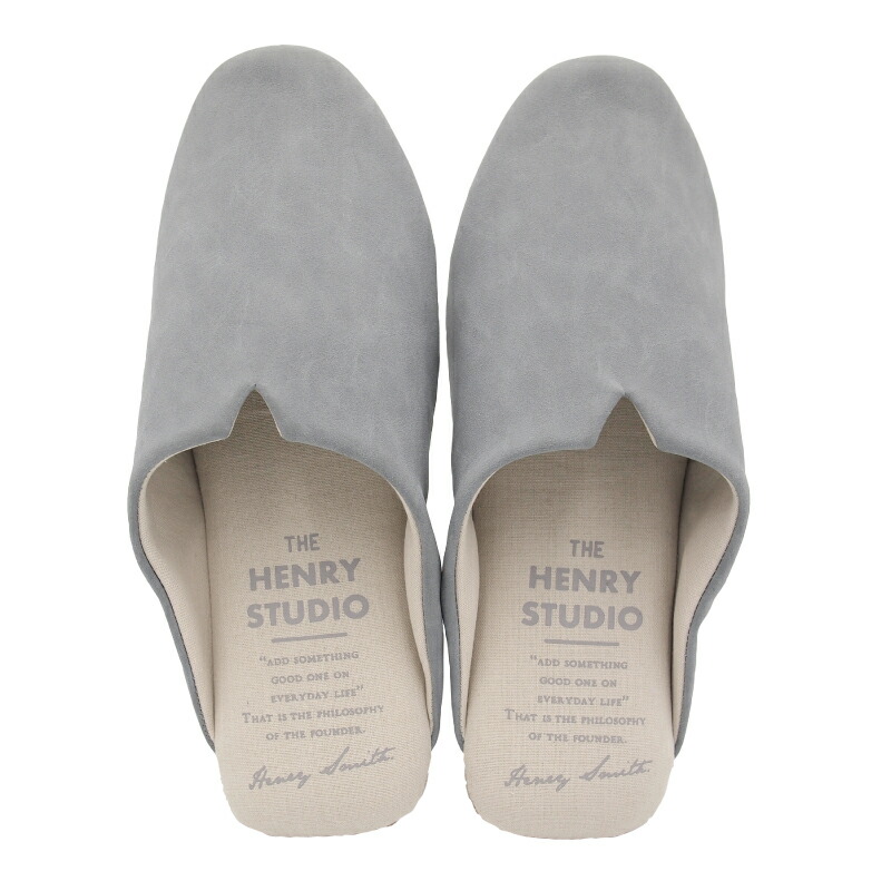 HENRY　STUDIO（ヘンリースタジオ） ヘンリースタジオ　スリムスリッパ M ライトグレー |  | 04