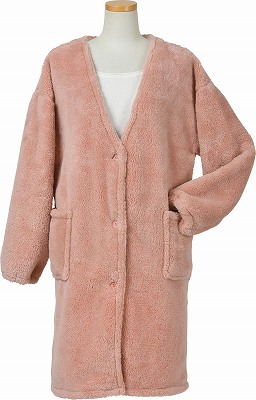 Le bois（ルボア） ルボア　ルームカーディガンロング　無地 23aw　着る毛布 かわいい レディース |  | 01