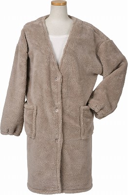 Le bois（ルボア） ルボア　ルームカーディガンロング　無地 23aw　着る毛布 かわいい レディース |  | 08