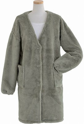 Le bois（ルボア） ルボア　ルームカーディガンロング　無地 23aw　着る毛布 かわいい レディース |  | 10