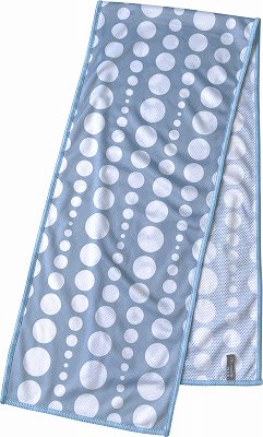 Sommer(ソメル) ソメル　クールタオルL　ドットブルー |  | 01
