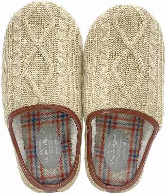 Boa Slippers(ボアスリッパ) ボアスリッパ　アラン編　チェック |  | 04