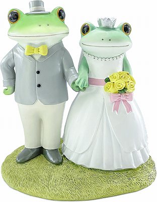 Copeau(コポー） コポー　ミドルカップル　結婚　和装 かえる カエル copeau 雑貨 置き物 置物 小物 ガーデン ミニチュア ダイカイ |  | 02