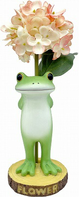 Copeau(コポー） コポー　造花セット　花を持つカエル かえる カエル copeau 雑貨 置き物 置物 小物 ガーデン ミニチュア ダイカイ |  | 02