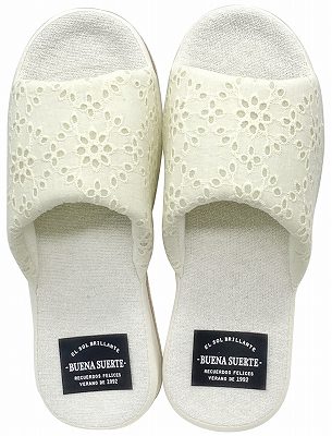 Summer slippers(サマ―スリッパ) サマースリッパ　前開きレーススリッパ |  | 01