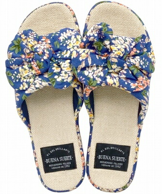 Summer slippers(サマ―スリッパ) サマースリッパ　花柄サイド　無地リボンスリッパ |  | 05