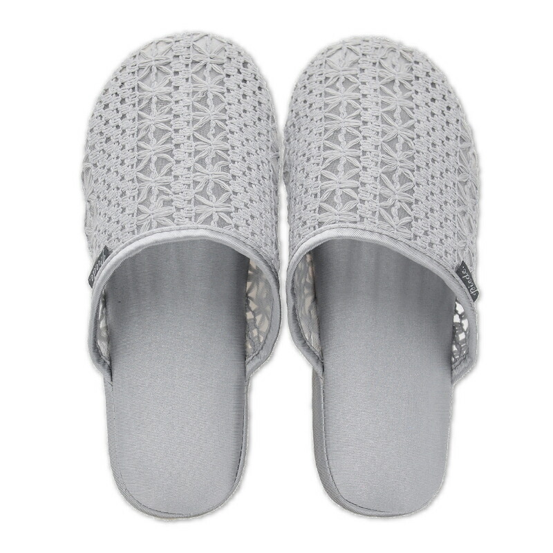 Piede(ピエーデ) ピエーデメッシュレーススリッパMサイズ フラワーベージュ |  | 02