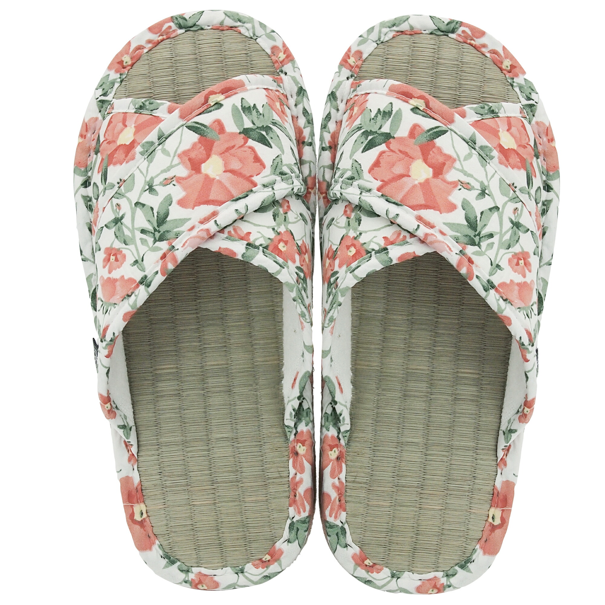 Summer slippers(サマ―スリッパ) サマースリッパ　花柄タタミスリッパ |  | 01