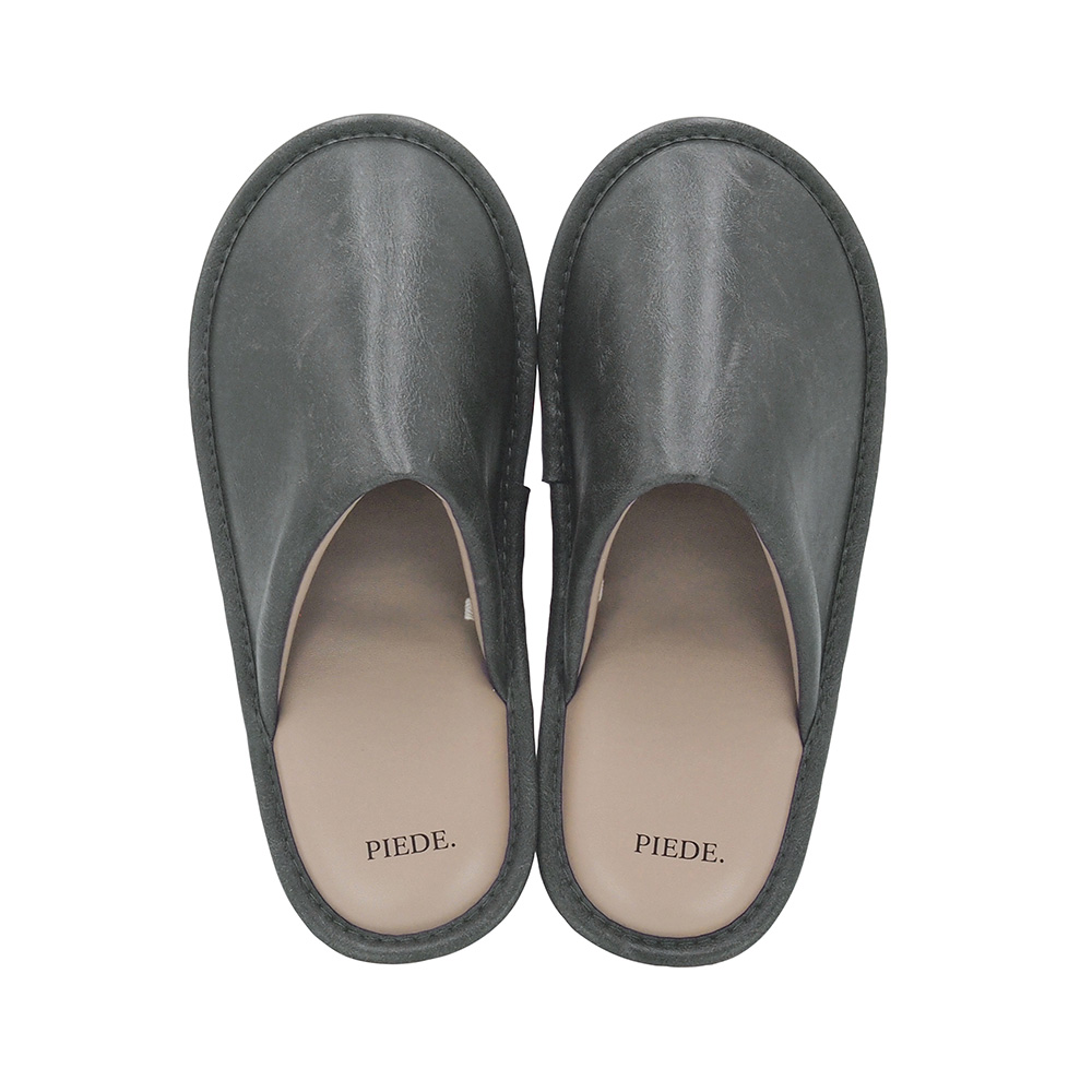 ルームシューズ 来客用　レザー調 スリッパ シンプル 通年 ピエーデ サボスリッパ |  | 03