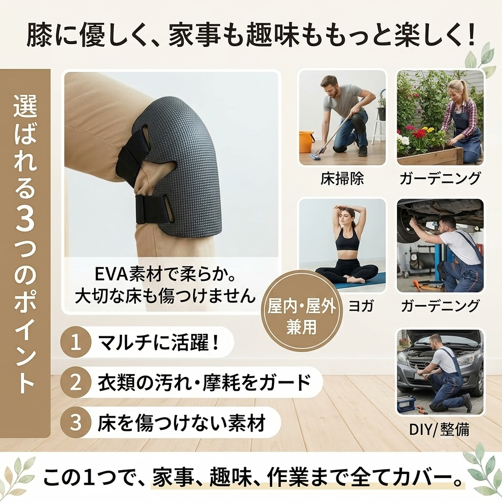 膝パッド 