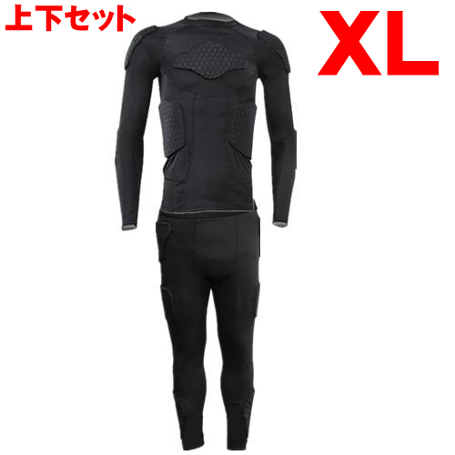 サッカーゴールキーパーウエア 長袖上下セット 丸首 スポーツ GK